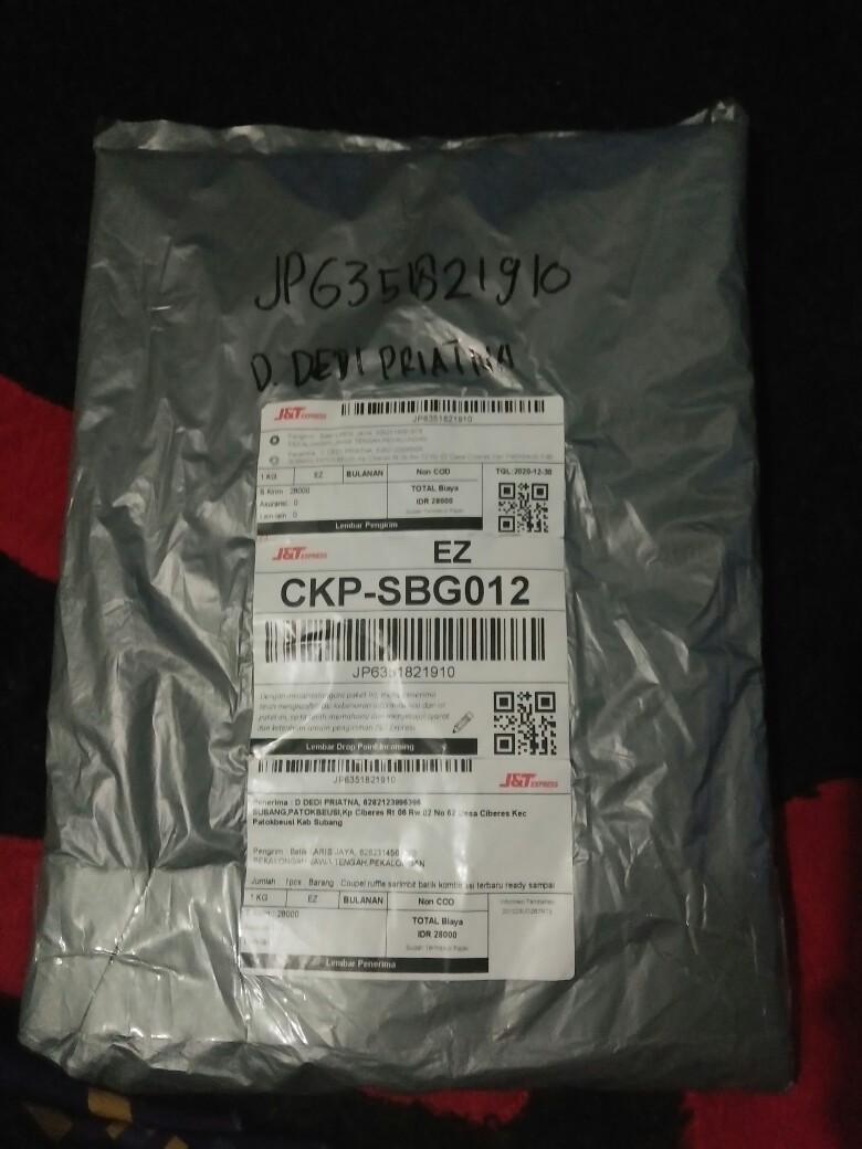 Coupel Ruffle Sarimbit Batik Kombinasi Terbaru Ready Sampai Jumbo Ld120 110 Gamis Modern