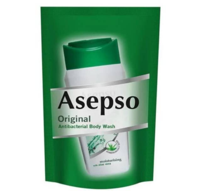 Asepso Body Wash Sabun Cair Antiseptic Antibakteri Refill 450ML