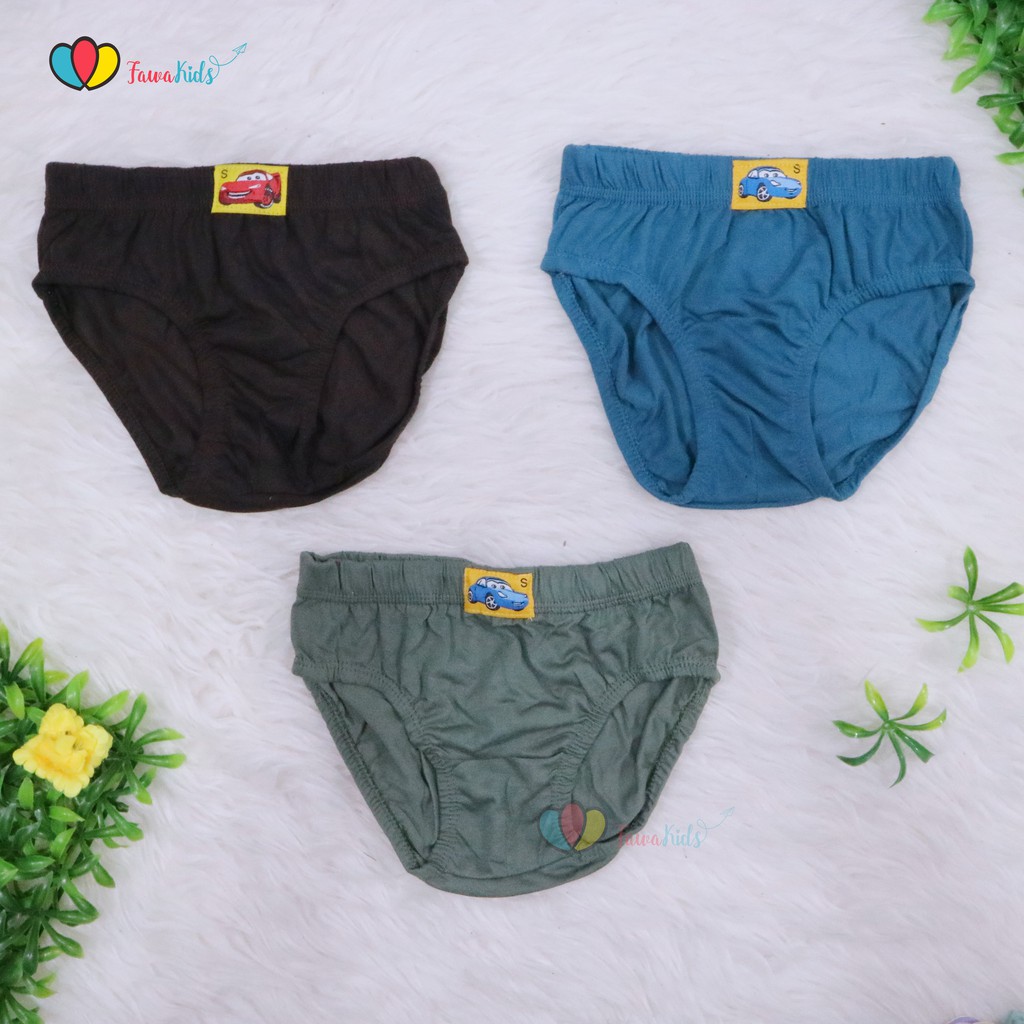 (ISI 6-12 PCS) Celana Dalam Laki uk Anak Tanggung 8-12 Tahun / CD Boy Kolor Sempak Polos Dalam