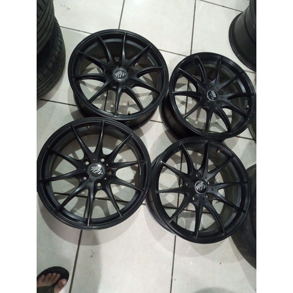 SSW Ring 17 lebar 7 pcd 5x114 ET42 Black