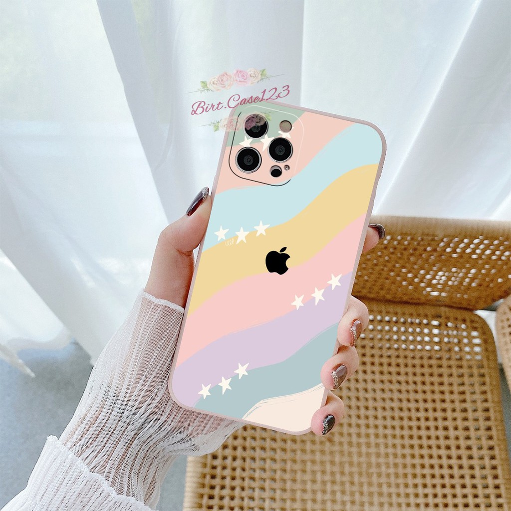 CASE CASING SOFTCASE SILIKON MACARON PELINDUNG KAMERA RAINBOW OPPO VIVO SAMSUNG XIAOMI REALME IPHONE ALL TYPE BC6064