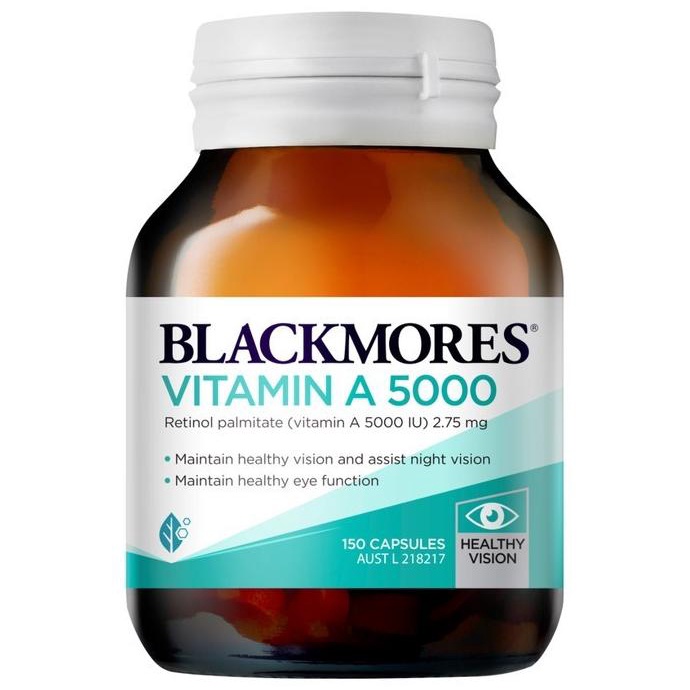 Blackmores Vitamin A 5000IU 150 Capsules Lc