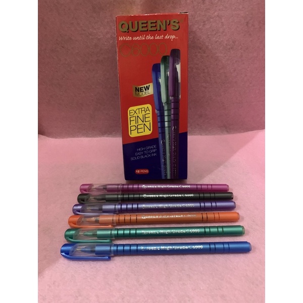 

Bolpen / Pulpen merk Queen's C6000 / Ballpoint / Bolpoint / Pen