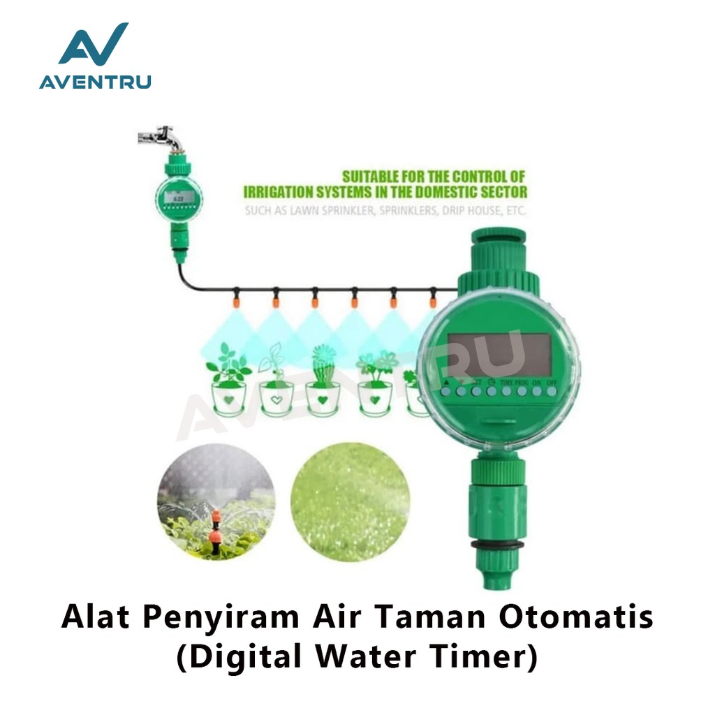 LCD Digital Timer Water Garden Auto - Alat Penyiram Air Taman Otomatis