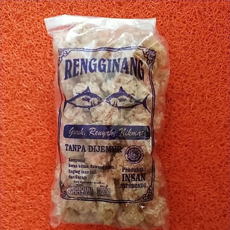 

Rengginang Ikan asli Situbondo rasa Terasi Udang.