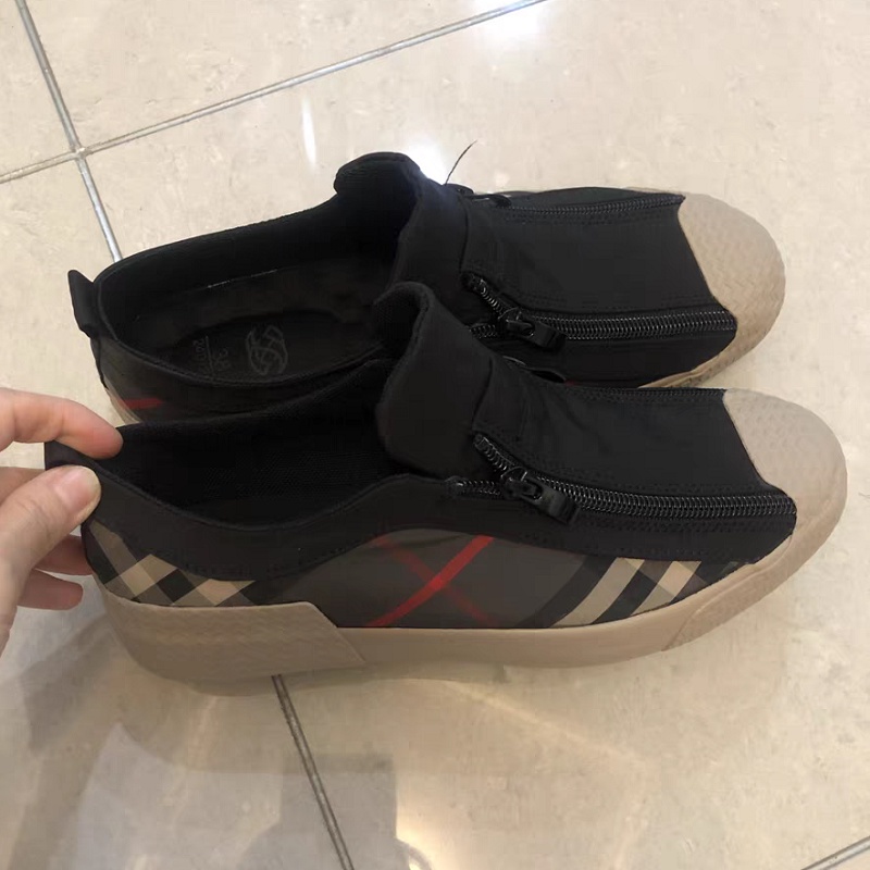 Ringan Sepatu Pantofel Kanvas Slip On Ritsleting Pria Kerja Santai Semi Formal Sekolah Kantor Kuliah Sepatu Tanpa Tali 182