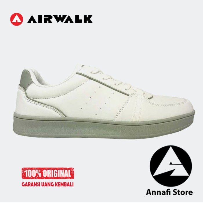 JUAL SEPATU SNEAKERS PRIA AIRWALK NELSON AIW21CM0906G - WHITE GREY