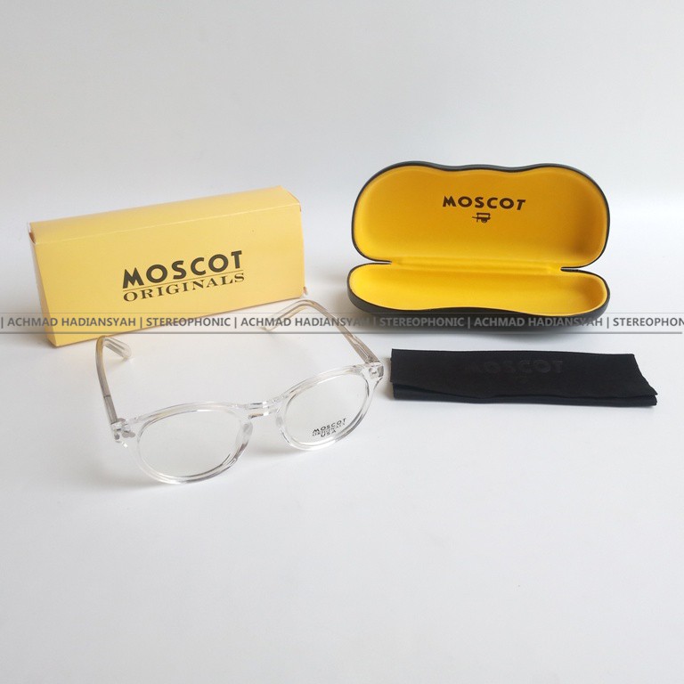 KW TERBAIK Kacamata Moscot Miltzen Transparant - Frame Moscot Miltzen Bening - Frame Kacamata Moscot