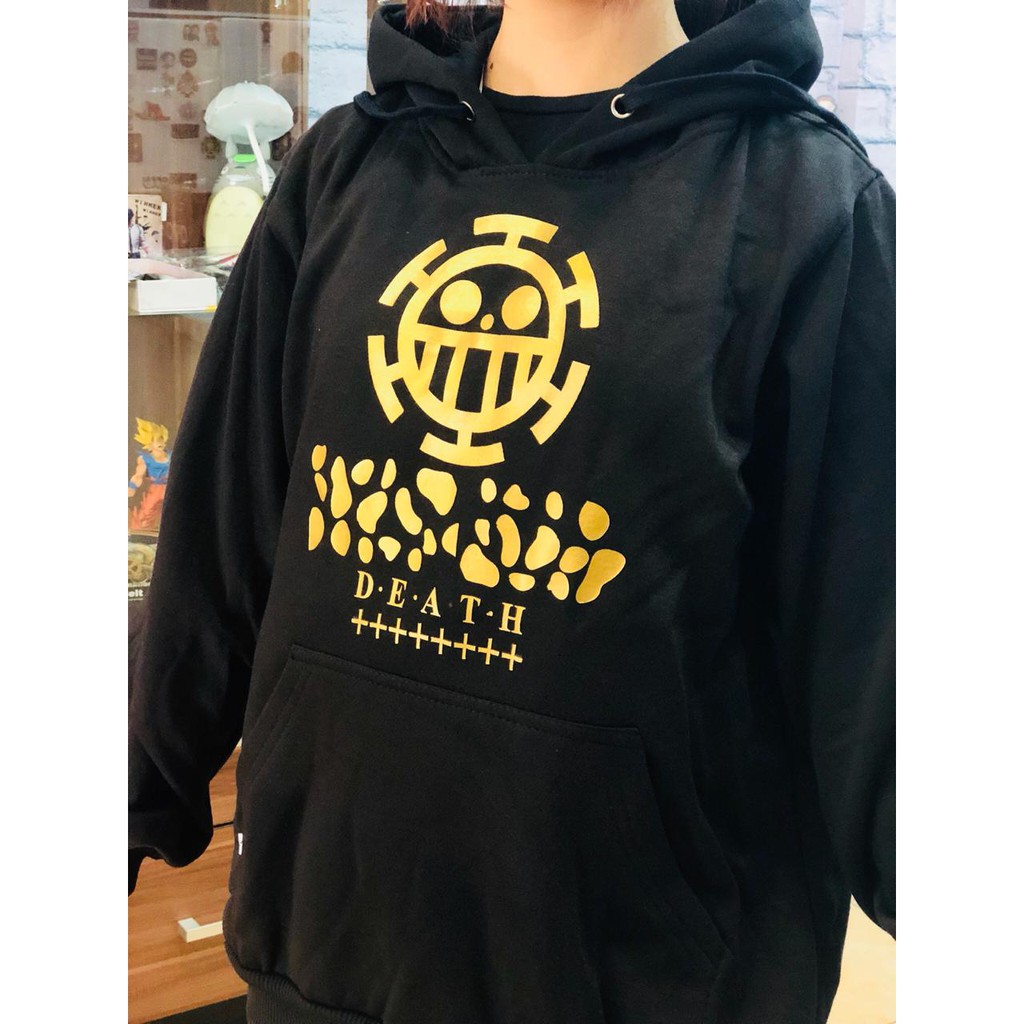 Hoodie Trafalgar Law Death Gold Black