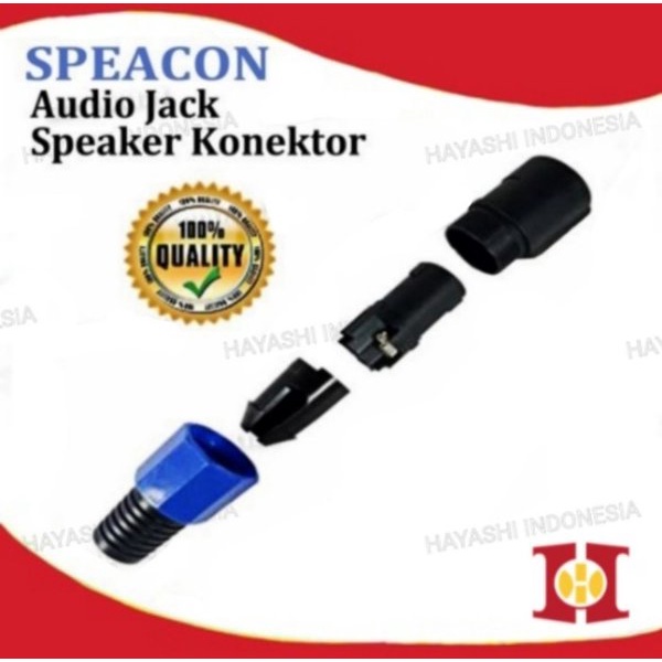 Jack Soket Konektor Audio Speakon Spicon Speaker Male Female