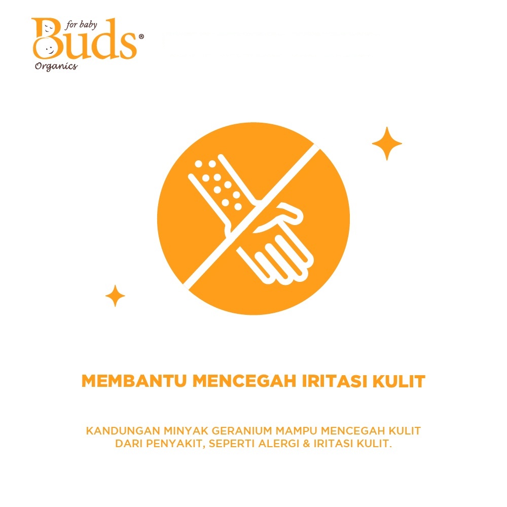 BUDS ORGANICS HAPPY BABY HEAD TO TOE CLEANSER 250ML SABUN&amp;SHAMPOO PERAWATAN KULIT BAYI