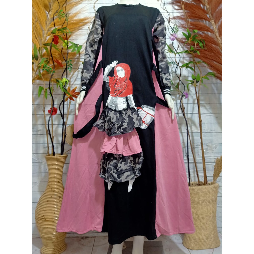 LANGSUNG KIRIM gamisd chitato / gamis berbytery import