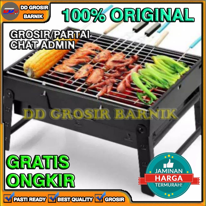 [DGB] ALAT PANGGANGAN PORTABLE BBQ BARBEQUE GRILL SOSIS BASO SATE