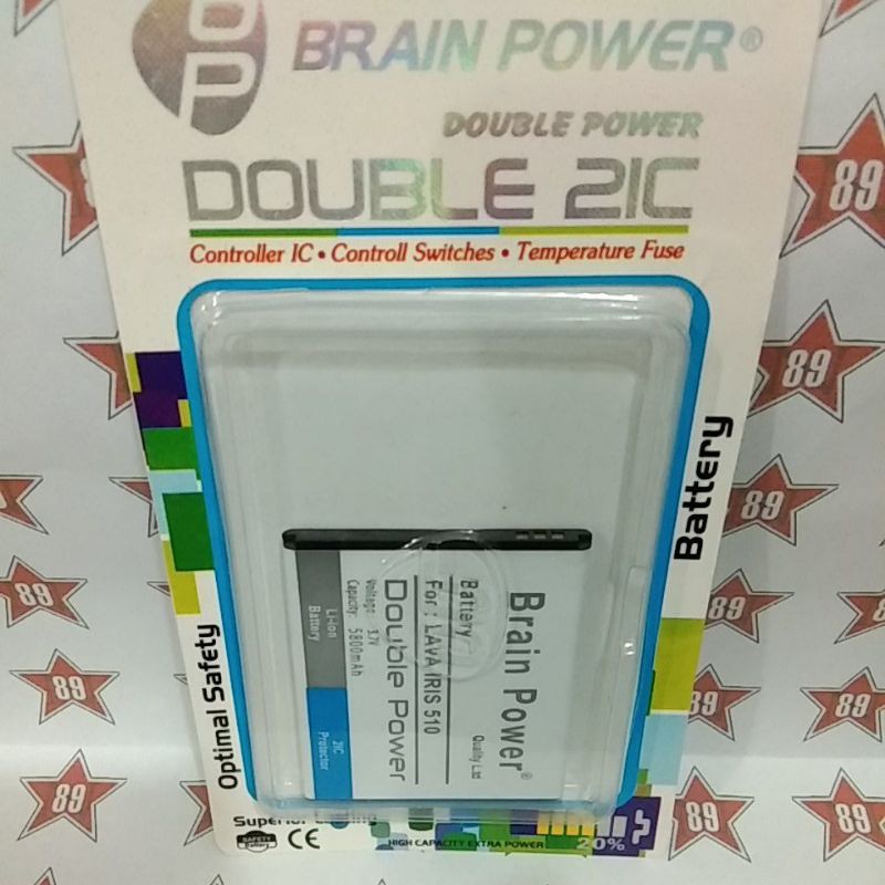 Battery batre Lava iris 510 Brain power