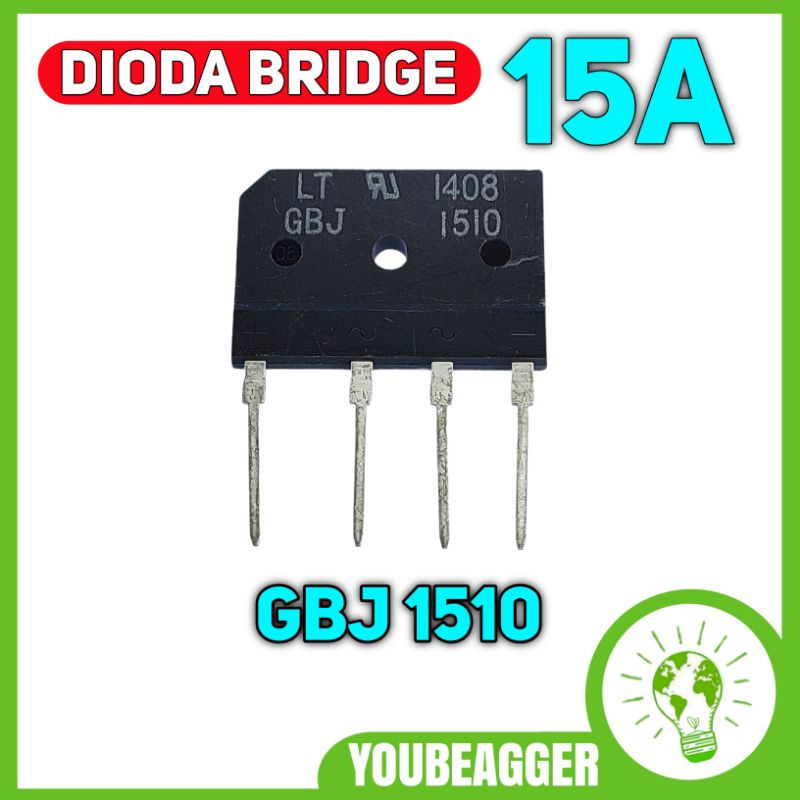 Dioda Bridge sisir 15A GBJ 1510 15 ampere