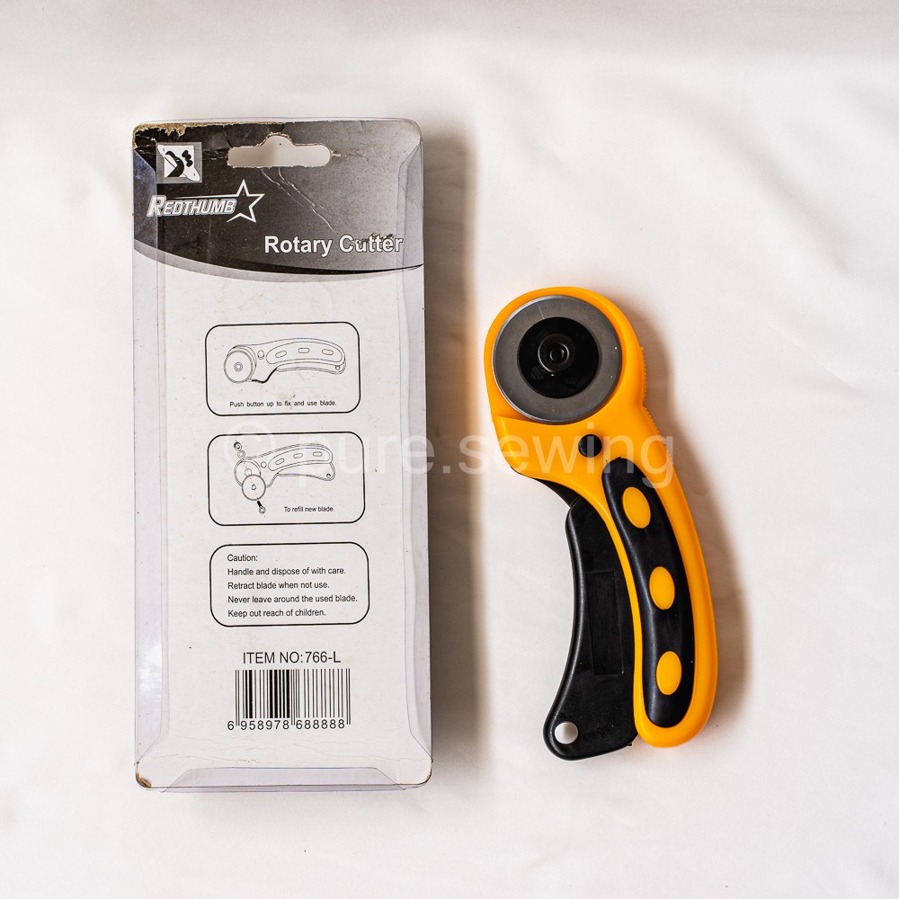 Rotary Cutter RED THUMB | Pemotong Putar 45mm | Alat/Gunting Potong Kain