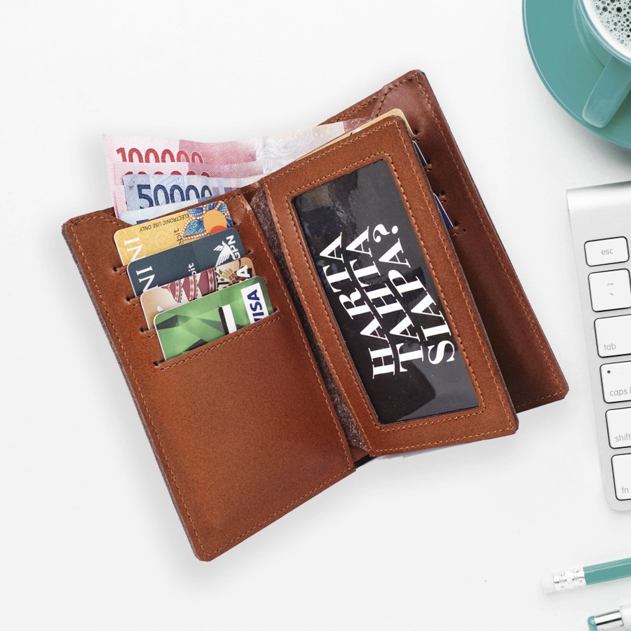 Dompet Kulit Pria GLARDO tipe WJT009 (Kulit Sapi Asli Bukan Kulit PU) Garansi 2 Tahun