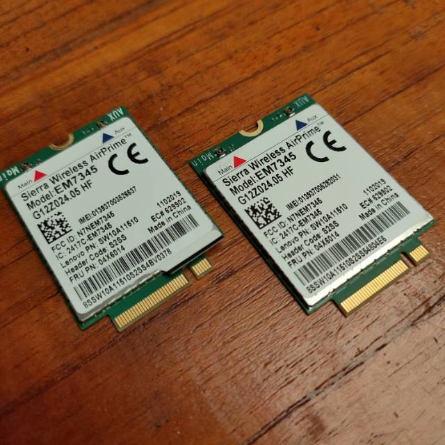 Modem Internal Thinkpad WWAN Sierra EM7345 X240 X250 T440 T450 T450s T440s W540 X1 Carbon