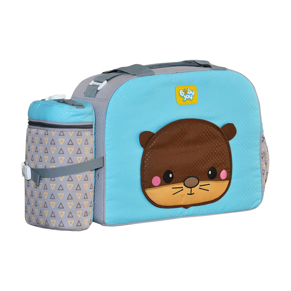 Promo !! TAS BABY JOY BESAR BONIE SERIES BJT 1034 - Tas Bayi Besar Saku Tempat Botol Susu Bonnie Baby Joy