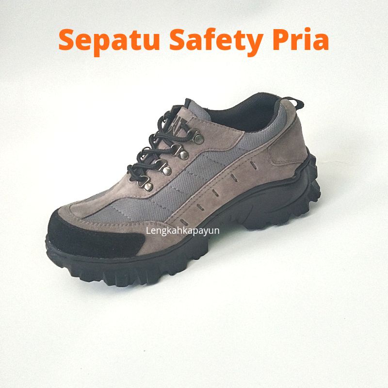 Sepatu Pria Ujung Besi Safety Shoes