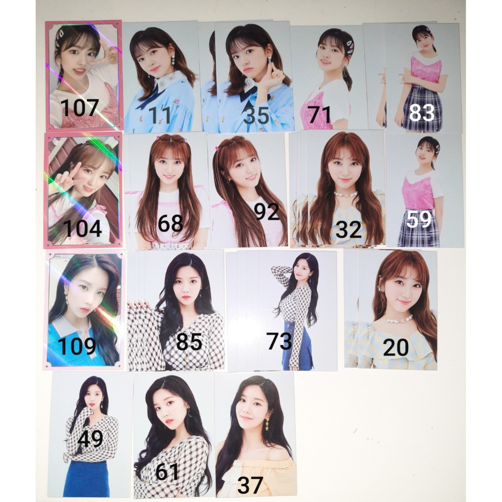 READY IZ*ONE IZONE - TRADING CARD