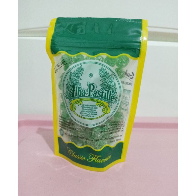 

ALBA PASTILLES pouch 1'S PERMEN JADUL MINYAK KAYU PUTIH