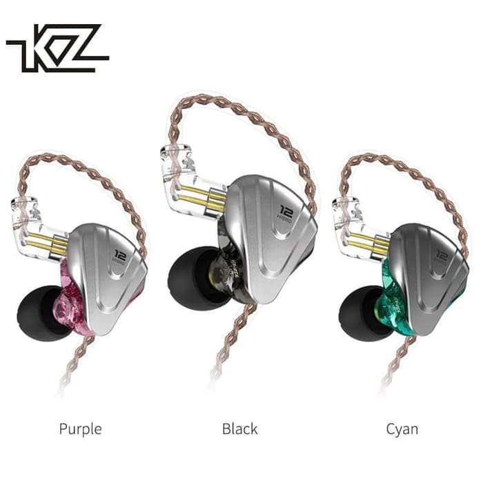 KZ ZSX Knowledge Zenith Terminator 5BA+1DD Hybrid 12 Driver HIFI IEM