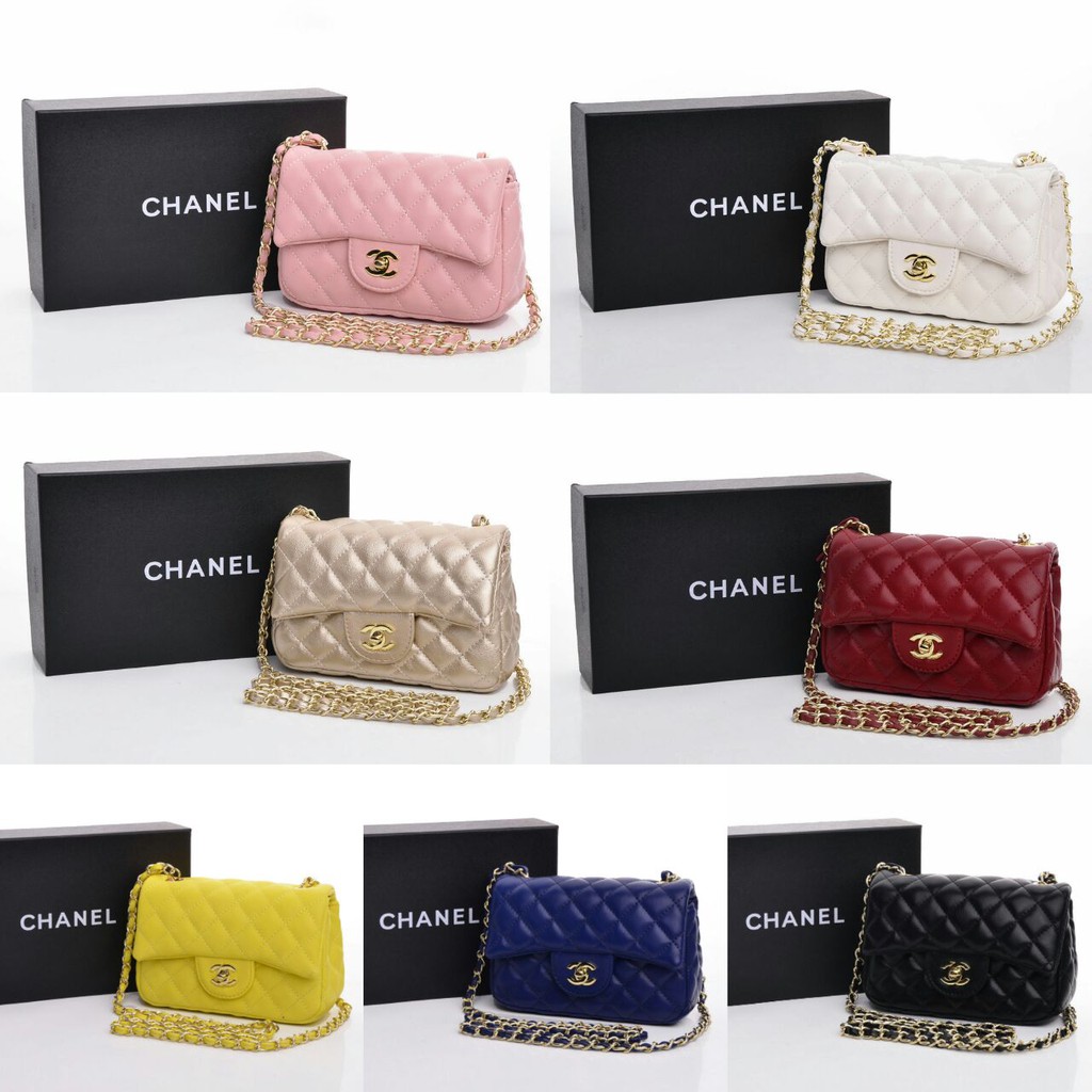Grosir Tas Murah Tas Chanel Mini Classic Lambskin Box Semi Premium 3019