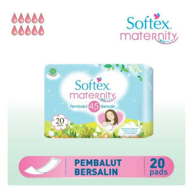 SOFTEX MATERNITY 45 CM 20 PADS / PEMBALUT UNTUK WANITA NIFAS