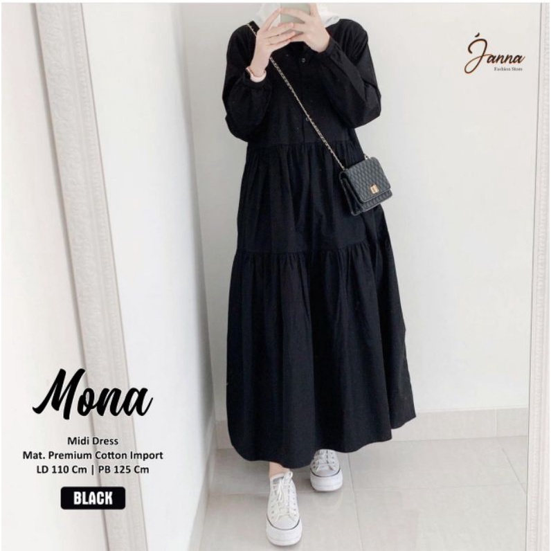 MONA GAMIS BAJU WANITA TERBARU BY JANNA