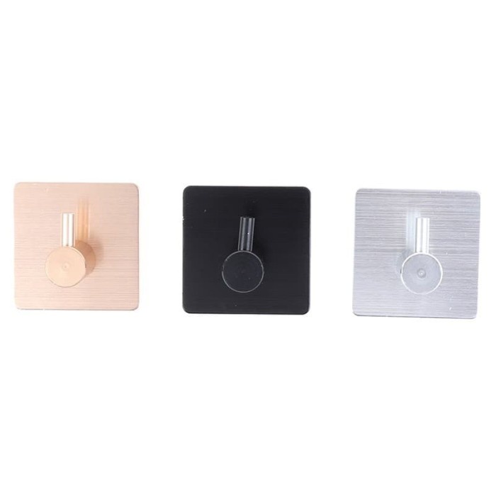 FIT Single Hook Wall Hanger Gantungan Dinding Serbaguna Stainless Praktis