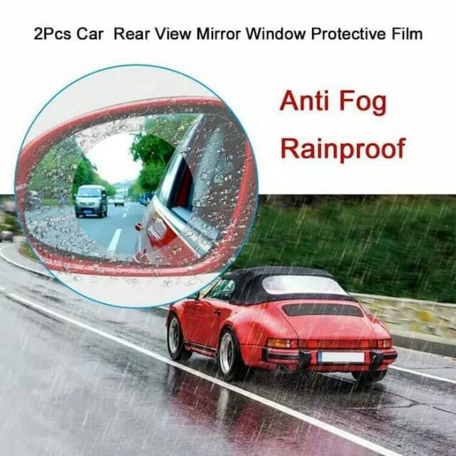 Kaca film Spion Anti Air,Anti Blur Film,Pelindung Kaca Spin Saat Hujan