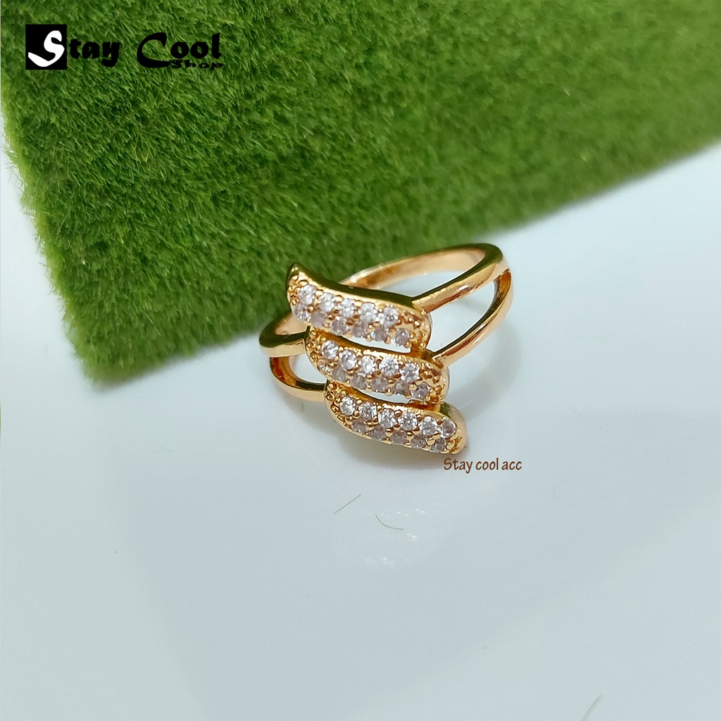 Cincin xuping Korea Import wanita terbaru / cincin xuping / cincin / perhiasan wanita / cincin anti