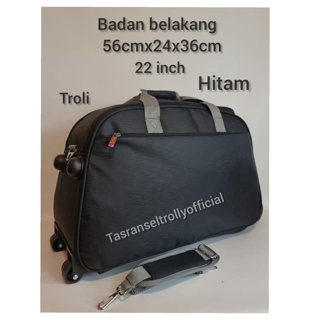 Tas Pakaian Troli Polo Interclub 56cmx24x36cm ukuran medium original.