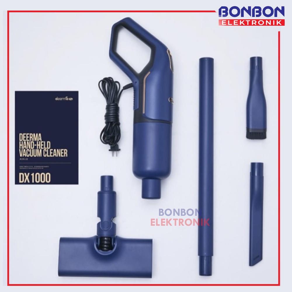 Deerma DX1000 Handheld Vacuum Cleaner Penghisap Debu Rumah Sofa 16kpa