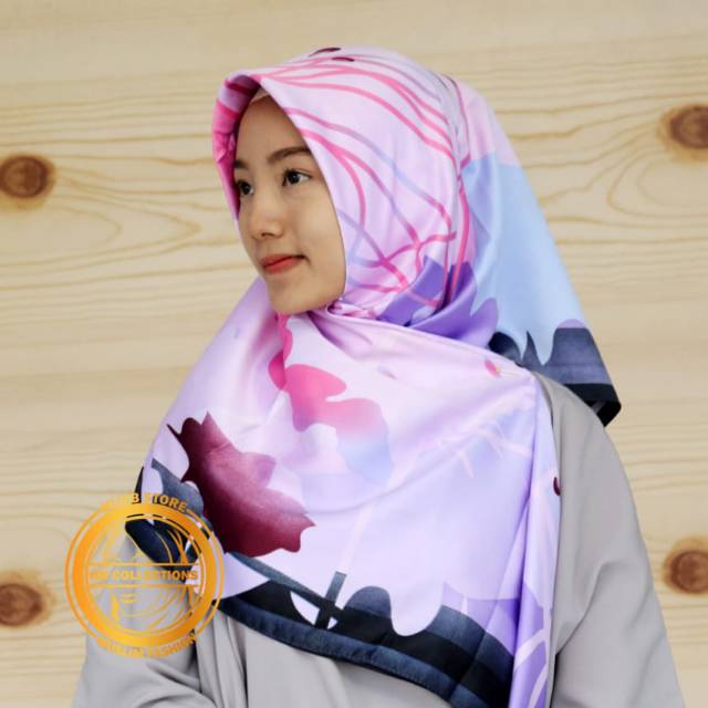 Hijab Motif Jilbab Motif Segi Empat Adelaide by Dafanya