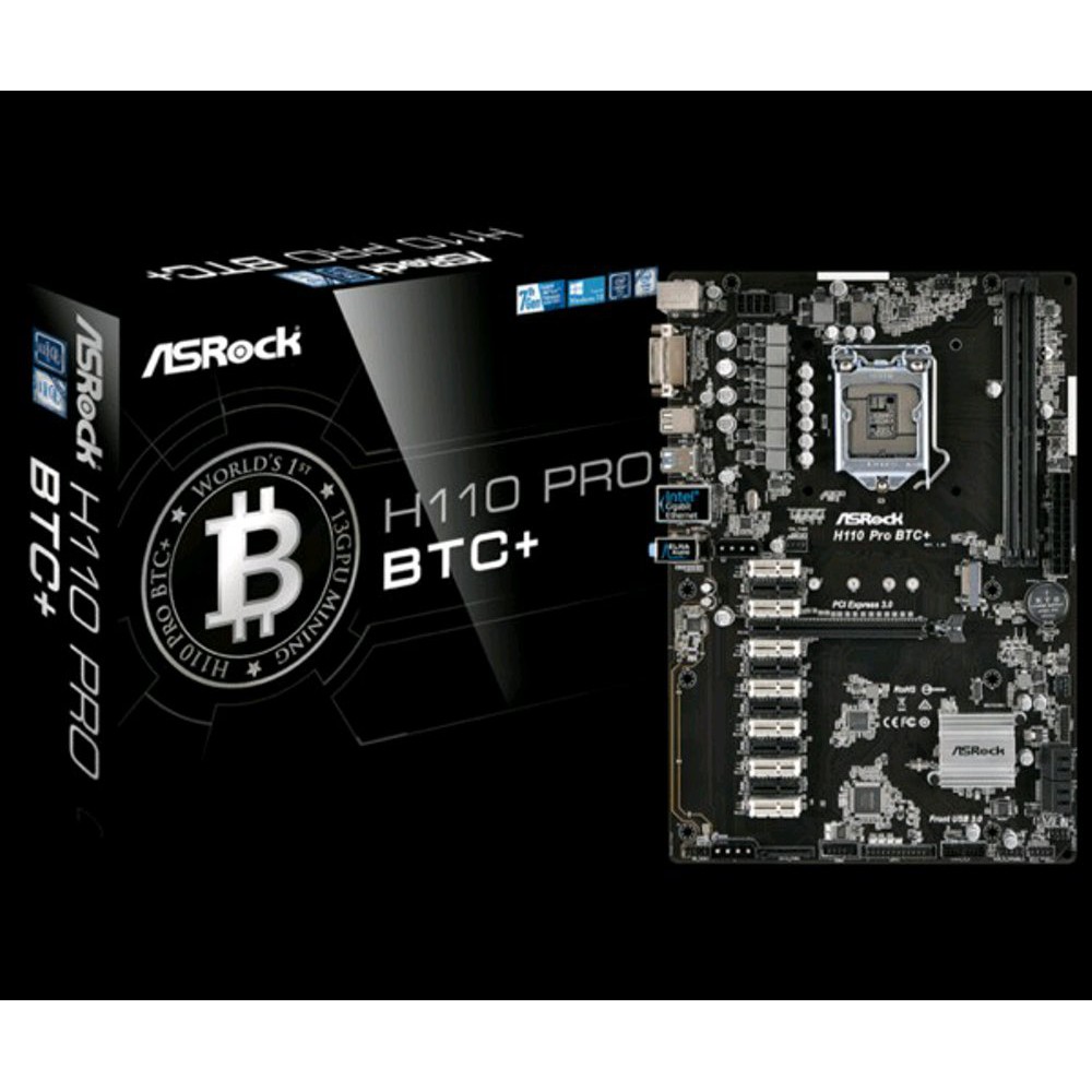 MB ASROCK H110 PRO BTC Termurah