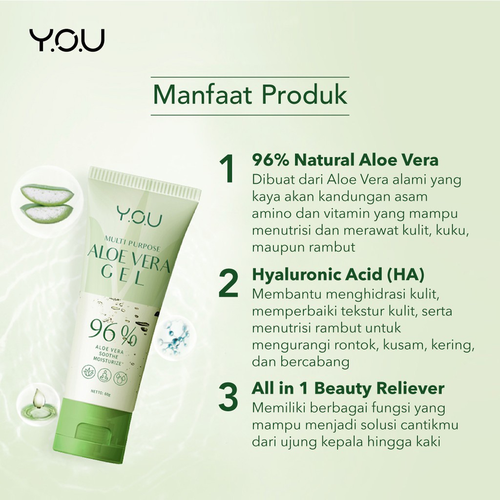 YOU Multi Purpose Aloe Vera 96%