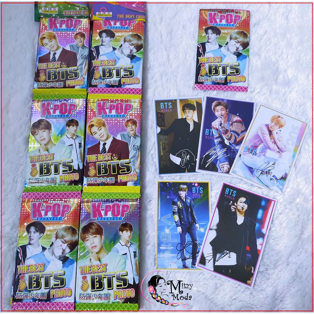[Paket isi 5 foto] Foto dengan Tanda Tangan  K-POP | The Best Photo | Mainan Koleksi