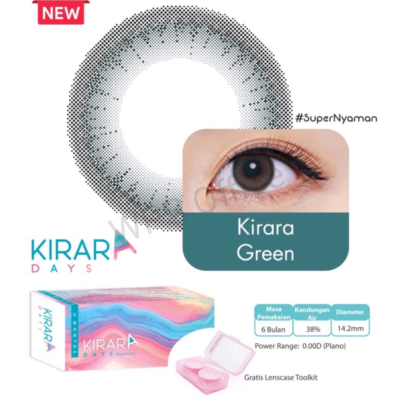 Softlens Kirara Plano Free Gift Tempat Softlens