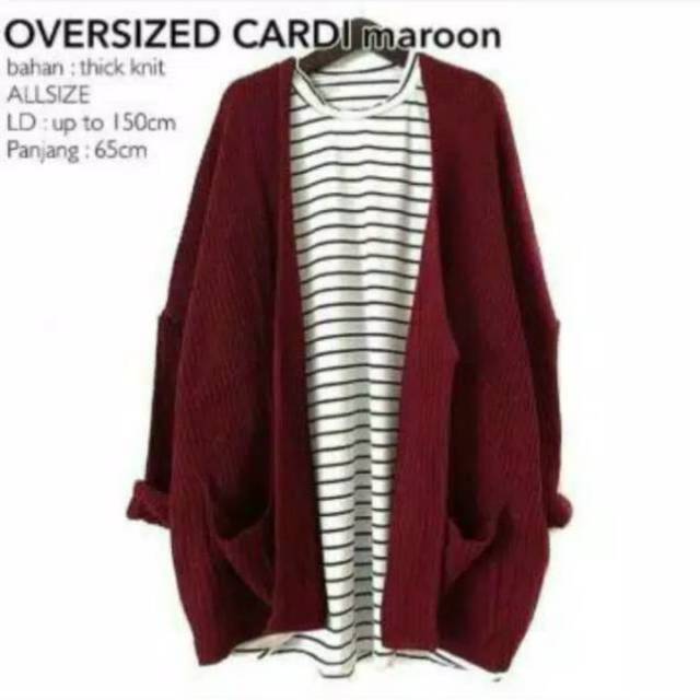 OVERSIZE LAVELLA PREMIUM CARDIGAN RAJUT TEBAL-1
