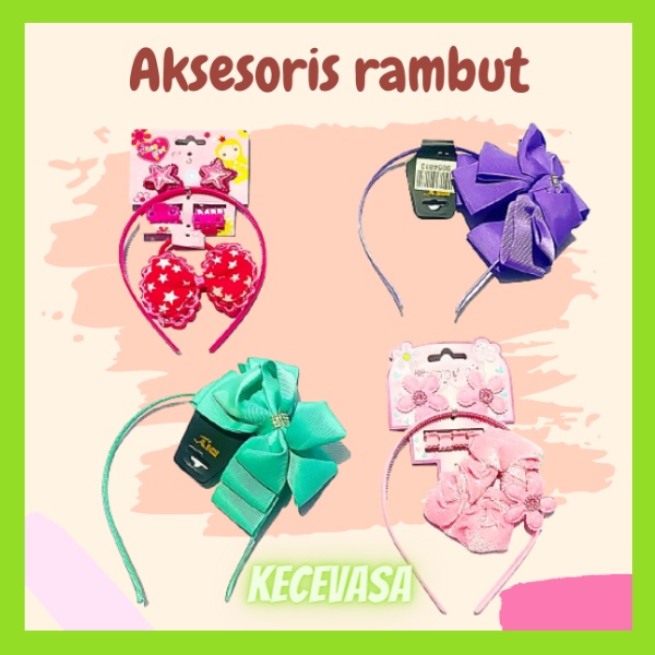 BONDU BANDANA/BANDO BANDANA/JEPIT RAMBUT/IKAT RAMBUT/KARET RAMBUT/KUNCIR RAMBUT/WANITA PEREMPUAN DEW