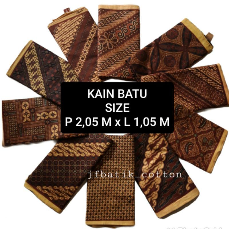 Kain Panjang,kain jarit, Batik Batu Cap batu,kain batik melahirkan, - Batik Halus Uk 2 x 1m ,