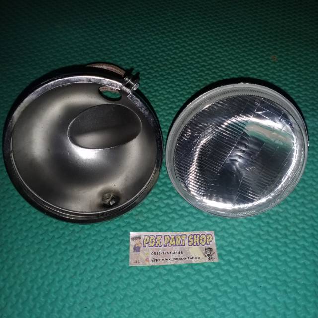 Kap cup lampu cb  Lampu l2g pres lis tebel mentah set reflektor depo autopal