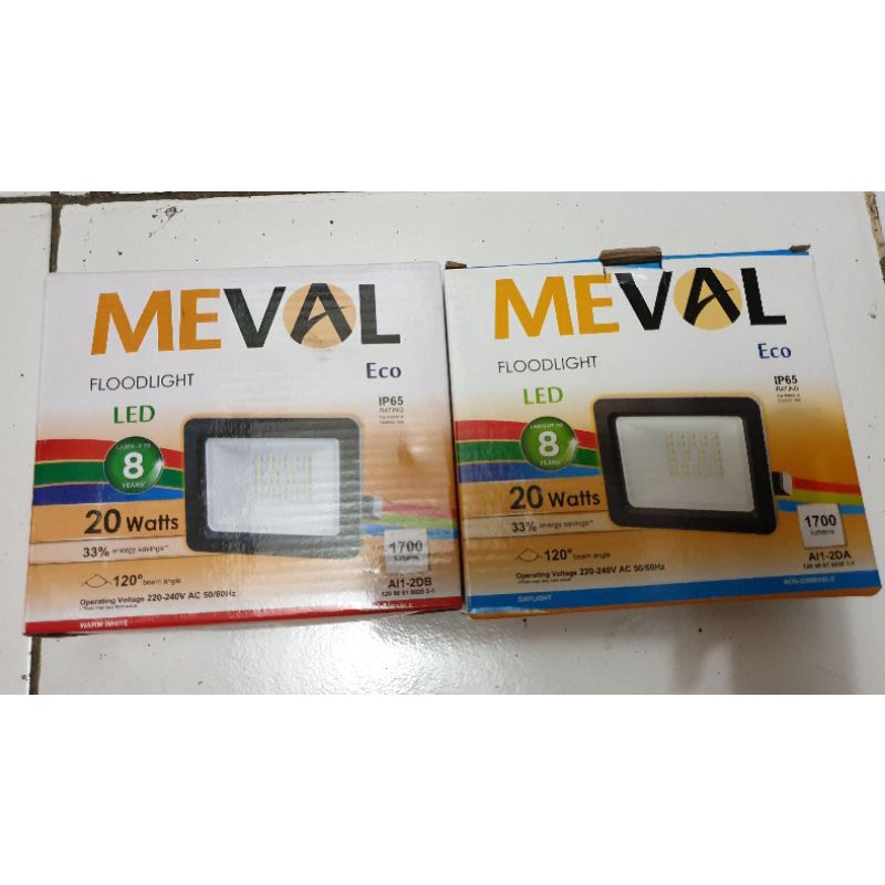 Meval Floodlight Eco 20W. LED sorot outdoor 20watt. flood light