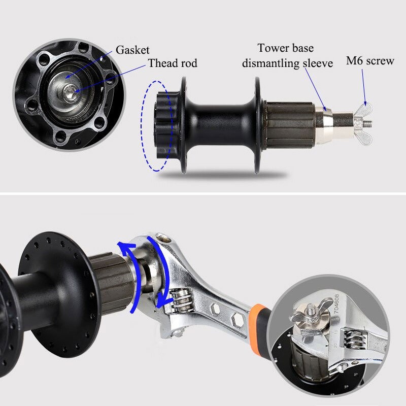 Kunci alat bongkar Freehub Body sepeda pembuka hub removal tool bicycle