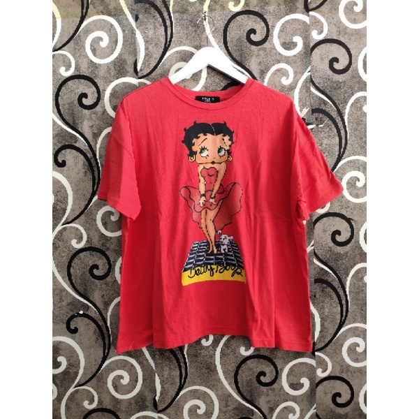 kaos betty boop second