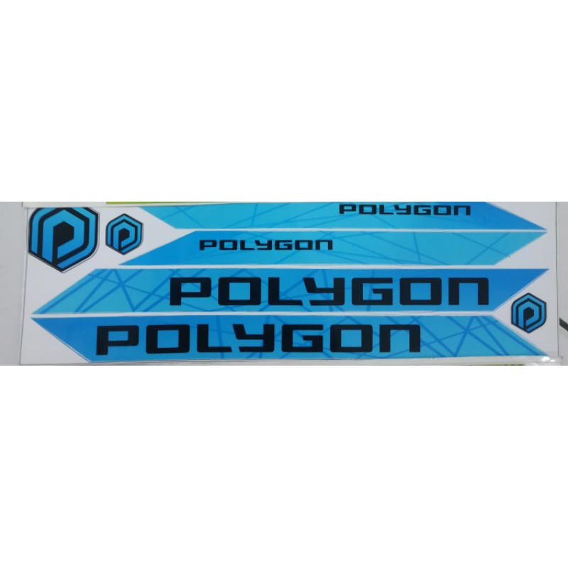 

stiker decal frame Polygon