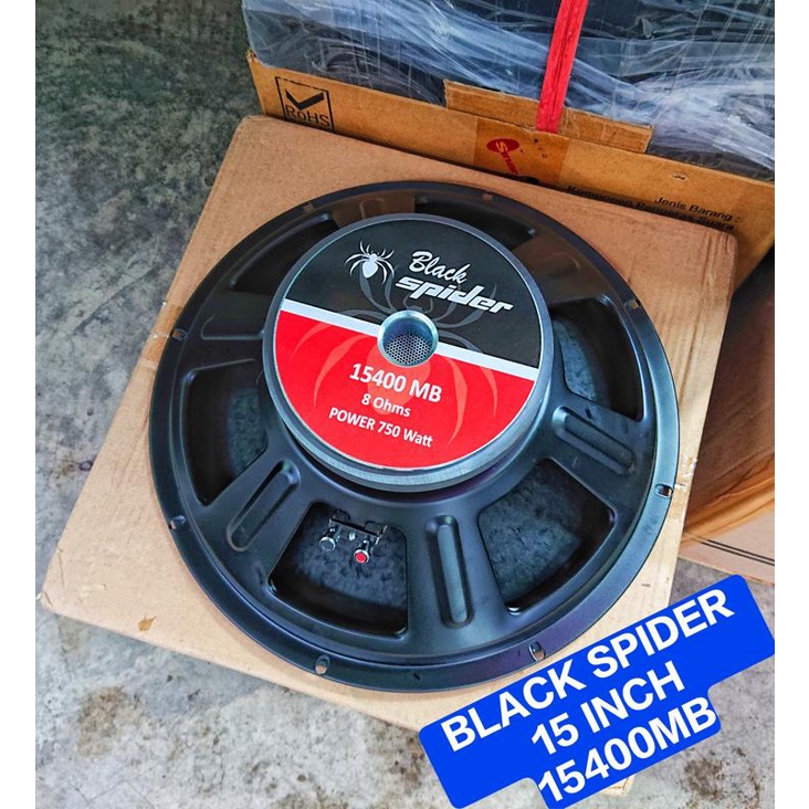 Speaker Black Spider 15 Inch 15400MB BS 15 15400 MB Black Spider ORI