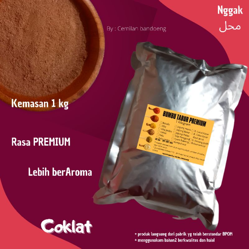 

BUMBU TABUR PREMIUM RASA COKLAT KEMASAN 1 KG